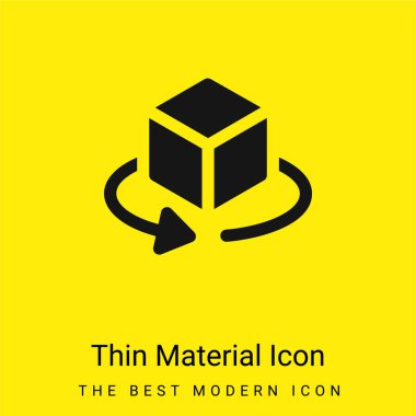 3d Görünüm En az sarı madde simgesi