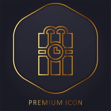 Bomba hattı premium logosu veya simgesi