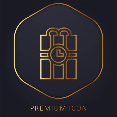 Bomba hattı premium logosu veya simgesi
