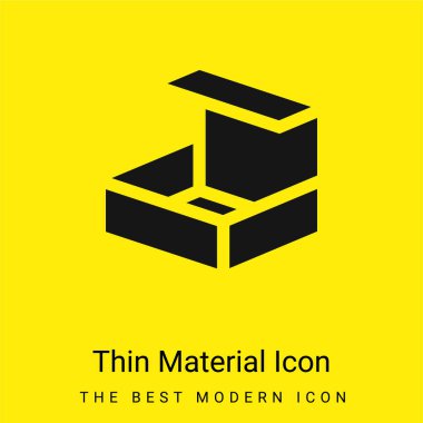 Kutu en az parlak sarı malzeme simgesi
