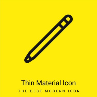 Elma Kalemi en az parlak sarı malzeme simgesi