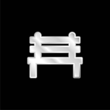 Gümüş kaplama metalik simge