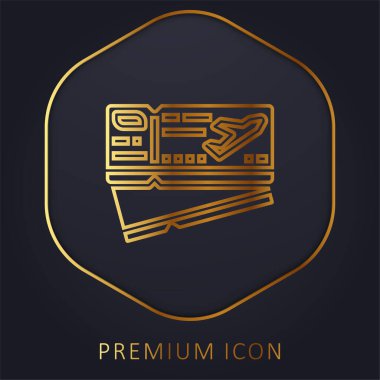 Biniş Kartı Altın Hat prim logosu veya simgesi