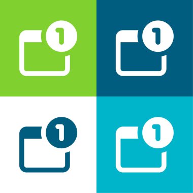 Düz Düz Renk simgesi setini uyar