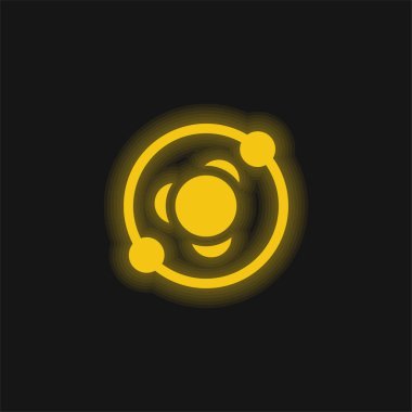 Atomik Yapı Sarı Parlak Neon simgesi