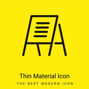 Metni en az parlak madde simgesine sahip ilan panosu