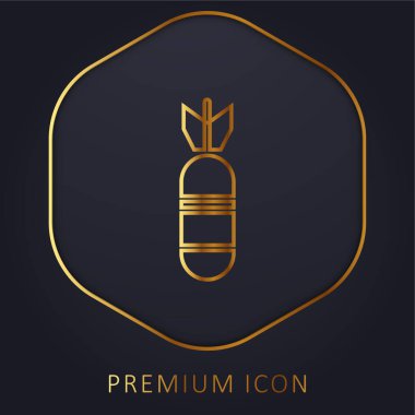 Bomba hattı premium logosu veya simgesi