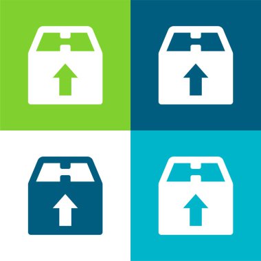 Kutu Düzlüğü 4 renk en küçük simge kümesi