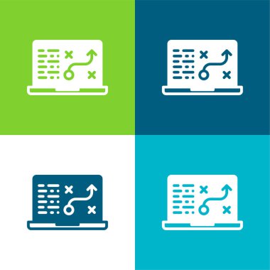 Analitik Düz Düz Renk en az simge kümesi