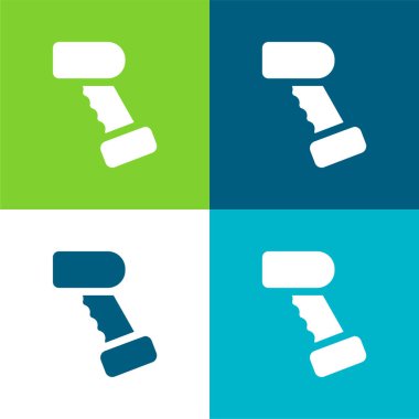 Barkod Düz 4 renk en küçük simge kümesi