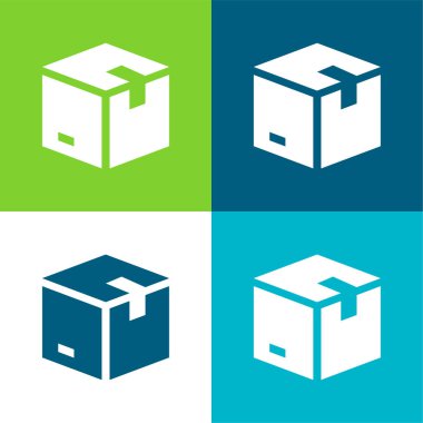 Kutu Düzlüğü 4 renk en küçük simge kümesi