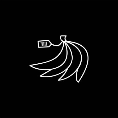 Muzlar Barkod ile Etiket mavi eğimli vektör simgesinde