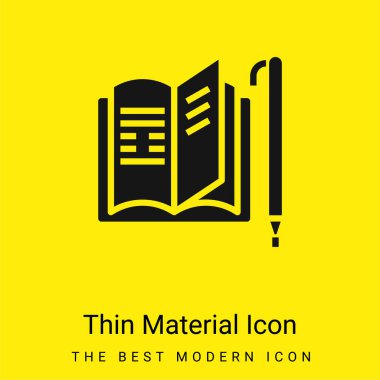 Kitap en az parlak sarı malzeme simgesi