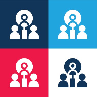 En İyi Çalışan Mavi ve Kırmızı Minimum Renk simgesi