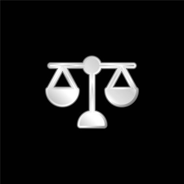 Gümüş kaplama metalik simge