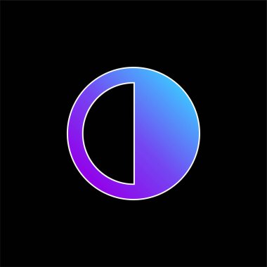 Mavi gradyan vektör simgesini ayarla