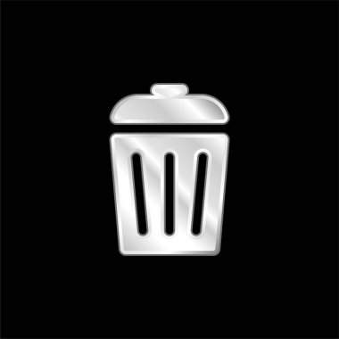 Gümüş kaplama metalik simge