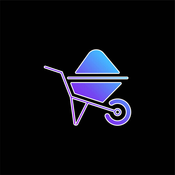 Значок голубого градиента Барроу