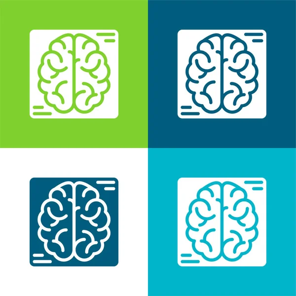 Beyin Düzlüğü 4 renk en küçük simge kümesi