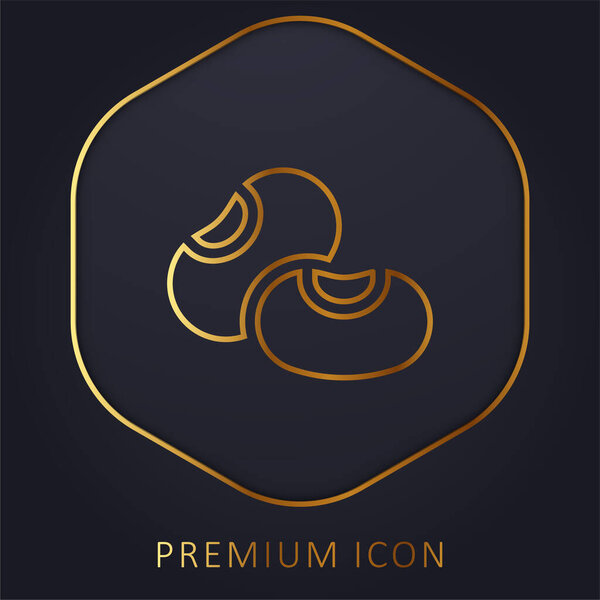 Логотип или иконка золотой линии
