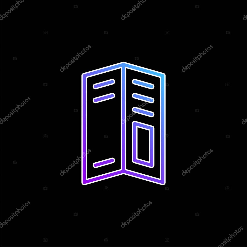 Big Brochure blue gradient vector icon