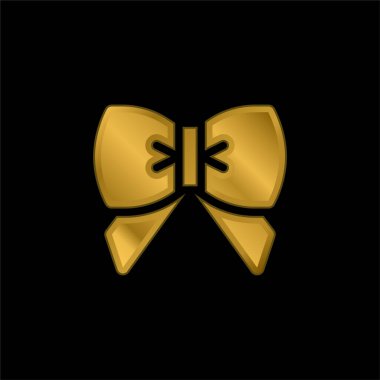 Baş altın kaplama metalik simge veya logo vektörü