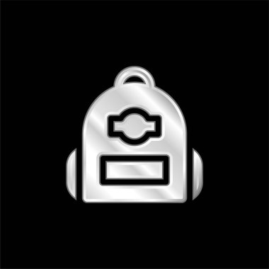 Gümüş kaplama metalik simge