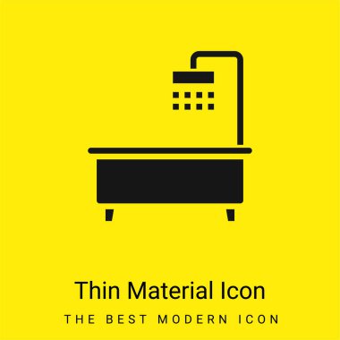 Küvet en az parlak sarı madde simgesi