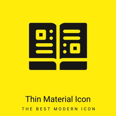 Kitap en az parlak sarı malzeme simgesi