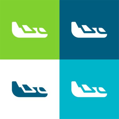 Uçak düzlemi 4 renk en küçük simge kümesi