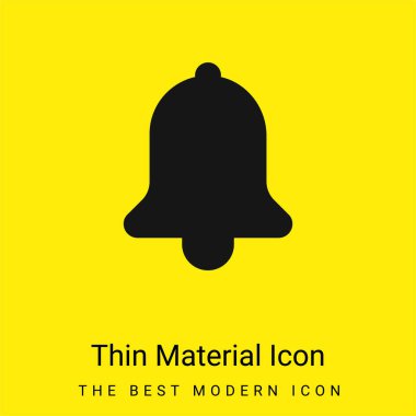 Zil en düşük düzeyde parlak sarı madde simgesi