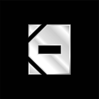 Gündem gümüş kaplama metalik simge