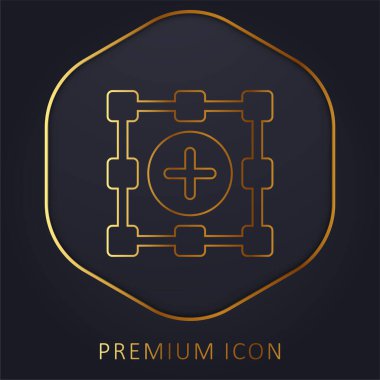 Seçim satırı premium logosu ya da simgesi ekle