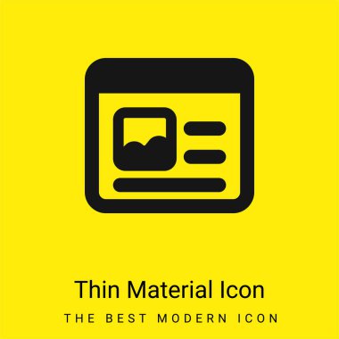 Madde en küçük parlak madde simgesi