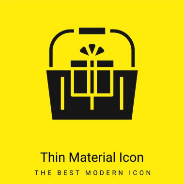 Sepet en az parlak sarı madde simgesi
