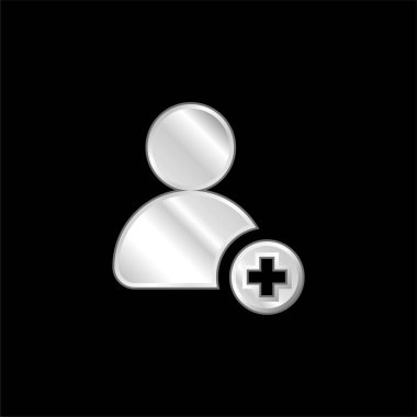 Kullanıcı gümüş kaplama metalik simgesi ekle