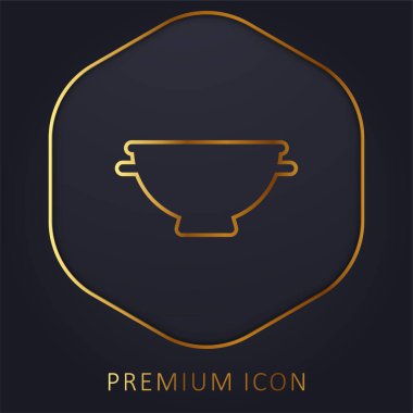 Büyük Bowl altın çizgisi logosu veya simgesi