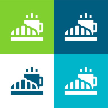 Kahvaltı Düz Renk en az simge kümesi