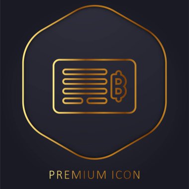 Banka Denetimi Altın Hat premium logosu veya simgesi