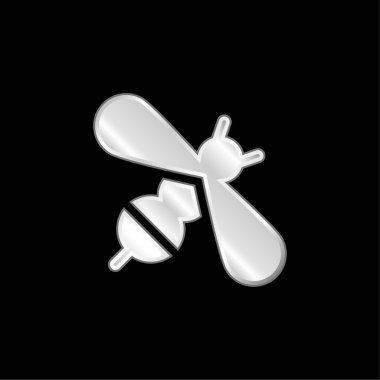 Arı gümüşü kaplama metalik simge