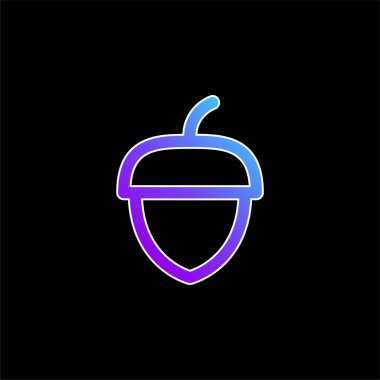 Palmiye mavisi gradyan vektör simgesi