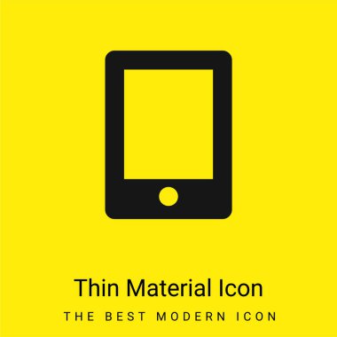 Büyük Tablet Asgari sarı madde simgesi