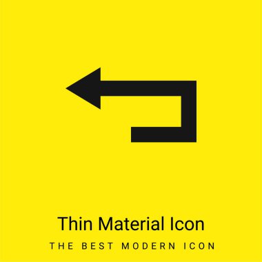 Arrow en az parlak sarı malzeme simgesi