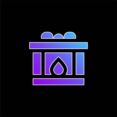 Kan Bağışı Mavi Gradyan vektör simgesi