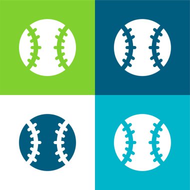 Beyzbol Düz Düz Renk en az simge kümesi