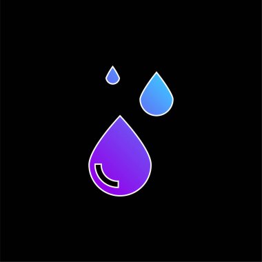 Kan mavisi gradyan vektör simgesi