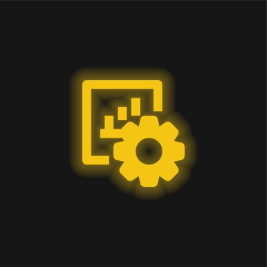 Çubuk Sarı Parlak Neon simgesi