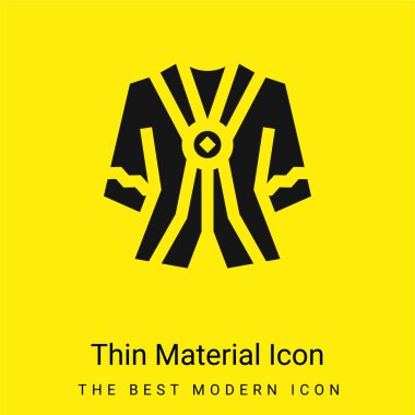 Batik minimal bright yellow material icon clipart