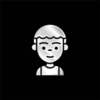 Gümüş kaplama metalik simge