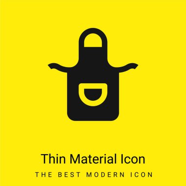 Önlük en az parlak sarı madde simgesi